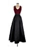 Aqua Argyle Black Cocktail Dress Size M - photo 1