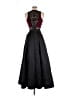 Aqua Argyle Black Cocktail Dress Size M - photo 2