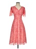 Alexia Admor Hearts Orange Cocktail Dress Size 0 - photo 1