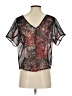 Staring at Stars 100% Polyester Black Short Sleeve Top Size S - photo 2