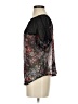 Staring at Stars 100% Polyester Black Short Sleeve Top Size S - photo 5