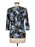 Chico's Blue 3/4 Sleeve Blouse Size Med (1) - photo 2