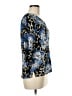 Chico's Blue 3/4 Sleeve Blouse Size Med (1) - photo 4