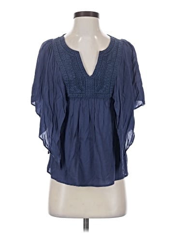 Love Stitch Short Sleeve Blouse (view 1)