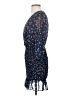 Row A 100% Polyester Floral Blue Cocktail Dress Size S - photo 5