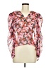 Bar III 100% Polyester Pink 3/4 Sleeve Blouse Size M - photo 1