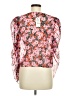 Bar III 100% Polyester Pink 3/4 Sleeve Blouse Size M - photo 2