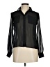 Mine 100% Polyester Black Long Sleeve Blouse Size M - photo 1