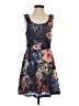 THREE PINK HEARTS Floral Blue Casual Dress Size S - photo 1