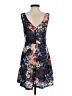 THREE PINK HEARTS Floral Blue Casual Dress Size S - photo 2