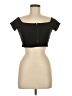 Privacy Please Black Short Sleeve Top Size M - photo 1