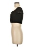Privacy Please Black Short Sleeve Top Size M - photo 5