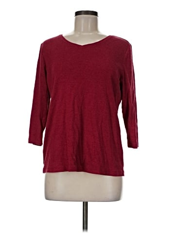 Christopher & Banks 3/4 Sleeve T-Shirt (view 1)