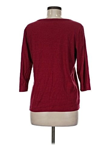 Christopher & Banks 3/4 Sleeve T-Shirt (view 2)