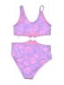 Assorted Brands Paisley Purple Two Piece Swimsuit Size 14 - photo 1