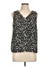 Nine West 100% Polyester Black Sleeveless Blouse Size L (petite) - photo 1