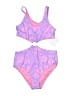 Assorted Brands Paisley Purple Two Piece Swimsuit Size 14 - photo 2