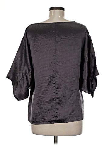 Lilla P 3/4 Sleeve Silk Top (view 2)
