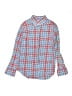 Crewcuts Plaid Blue Long Sleeve Button-Down Shirt Size 10 - photo 1