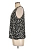 Nine West 100% Polyester Black Sleeveless Blouse Size L (petite) - photo 5