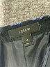 J.Crew 100% Silk Argyle Blue Silk Skirt Size 4 - photo 3