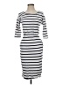 Moyabo Stripes White Casual Dress Size S - photo 1