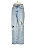 Zara Hearts Blue Jeans Size 2 - photo 1