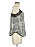 Love Stitch Silver Sleeveless Blouse Size M - photo 4