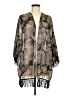 Daniel Rainn 100% Polyester Gray Black Kimono Size M - photo 1