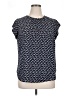 Fun2Fun Blue Short Sleeve Blouse Size XL - photo 1