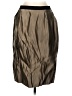 Whistles 100% Silk Metallic Brown Silk Skirt Size 8 - photo 1