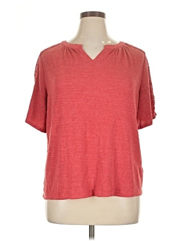 Cable & Gauge Short Sleeve Top (view 1)