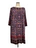 Wisp Paisley Purple Casual Dress Size 20W - photo 1