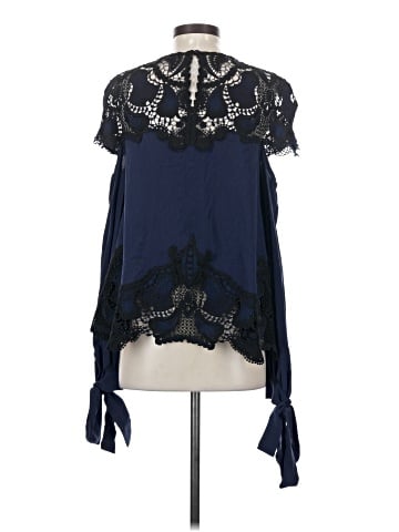 Jonathan Simkhai Long Sleeve Silk Top (view 2)