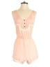 Fossil 100% Cotton Hearts Pink Romper Size XS - photo 1