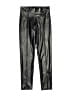 Zara 100% Polyester Metallic Silver Black Track Pants Size 11 - photo 1
