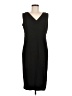 Ellen Tracy Solid Black Cocktail Dress Size 8 - photo 1
