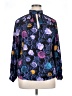 Monki 100% Polyester Purple Long Sleeve Blouse Size 1X (estimated) - photo 1