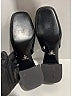 Prada 100% Leather Black Leather Cap Toe Slingback Block Heels Size EU 37 - photo 5
