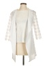 Travelers by Chico's 100% Polyester Ivory Kimono Size Sm (0) - photo 1