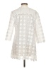 Travelers by Chico's 100% Polyester Ivory Kimono Size Sm (0) - photo 2