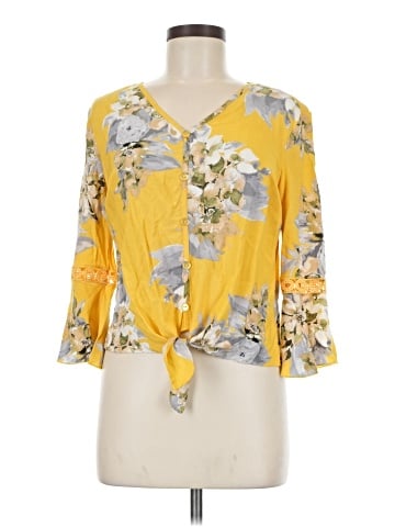 Unique Spectrum 3/4 Sleeve Blouse (view 1)