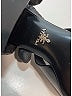 Prada 100% Leather Black Leather Cap Toe Slingback Block Heels Size EU 37 - photo 4
