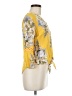Unique Spectrum 100% Rayon Yellow 3/4 Sleeve Blouse Size M - photo 4