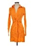 Zara Orange Casual Dress Size XS - photo 1