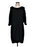 Etcetera Solid Black Casual Dress Size L - photo 1