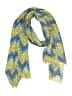 J. McLaughlin Chevron-herringbone Green Blue Scarf One size - photo 1