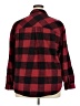 Maurices 100% Cotton Plaid Red Long Sleeve Button-Down Shirt Size 2X - photo 2