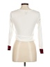 ON FIRE 100% Cotton Ivory Long Sleeve Top Size M - photo 2
