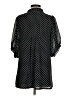 LUCCA 100% Polyester Polka Dots Black 3/4 Sleeve Blouse Size XS - photo 2
